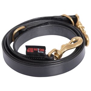 Niton Tactical Elite Double Training Lead is handmade in the UK. The double training lead is crafted from the finest black leather. It comes in 1 inch wide and slimmer 5/8 inch wide versions. 

Niton Tactical Elite Double Training Lead, training lead do