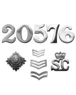 Chrome Numbers & Insignia