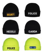 Niton Tactical Beanie Watch Caps - Police, Security, Garda or Heddlu Options