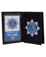 Niton999 Kids Police Warrant card wallet with UK Style Police Crest Badge