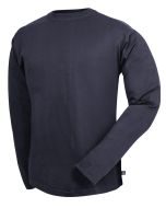 Niton Tactical Navy Long Sleeve T-Shirt - 100% Ringspun Cotton 