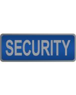 Security Hook & Loop Reflective Blue Badge - Large