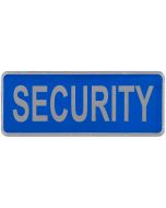 Security Velcro Reflective Blue Badge