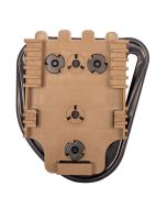 Safariland Ultra High-Ride 38mm to 44m Belt Loop with QLS 22 Receiver Plate for Safariland Holsters – 567BL