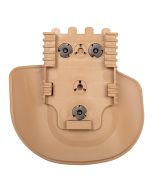 Safariland Moulded Hip Paddle with QLS 22 Receiver Plate for Safariland Holsters – 568BL