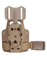 Safariland Single Strap Leg Shroud with Drop Flex Adapter & QLS 22 Receiver Plate for Safariland Holsters - 6004-27-55