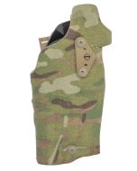 Safariland Automatic Locking Systems Optic Tactical Holster for Red Dot Optic for Glock 17 & 19 - QLS 19 Locking Fork- 6354DO – Multicam