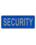 Security Velcro Reflective Blue Badge