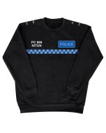 CUSTOMISE ME – Niton999 Kids Police Jumper - Black