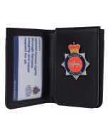 Niton Tactical Deluxe Leather Compact Warrant Card Holder - Black