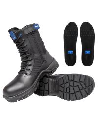 Blueline 8" Patrol Side Zip Boots - Black Police Boots