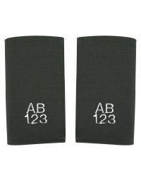 Embroidered Epaulettes - Midnight Green