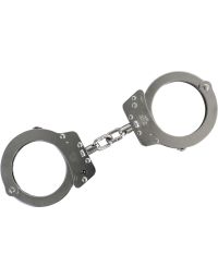 Hiatt Oversized Steel Chain Handcuffs - Nickel