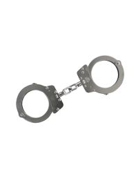 Hiatt Standard Steel Chain Handcuffs - Nickel