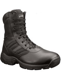 Magnum Panther 8" Boots with Side Zip, black leather tactical boots, tactical footwear