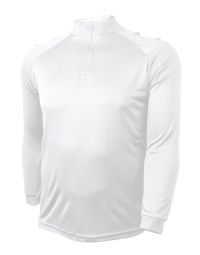 Niton Tactical Long Sleeve Comfort Shirt – White Moisture Wicking Tactical Shirt