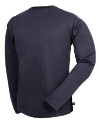 Niton Tactical Navy Long Sleeve T-Shirt - 100% Ringspun Cotton 