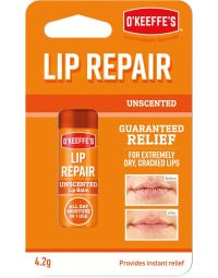 O'Keeffe's Lip Repair Unscented Lip Balm - 4.2g Stick