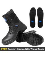 Blueline 8" Patrol Boots - Black Police Boots