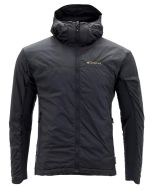 Front view of Carinthia G-Loft® TLG Jacket with hood and central zipper visible.