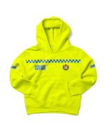 Children's Hi-Vis Ambulance Fleece pull over Hoodie  - front