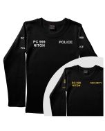 Children's POLICE or SECURITY Long Sleeve T-Shirt
