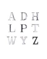 Chrome Letters Pins