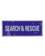 Search & Rescue Hook & Loop Reflective Badges