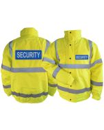 Hi-Vis Security Blouson Jacket - Yellow