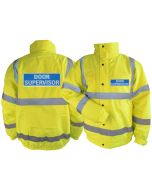 Hi-Vis Door Supervisor Blouson Jacket - Yellow