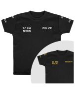 CUSTOMISE ME - Children's POLICE or SECURITY Raid T-Shirt
