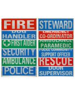 Heat Sealed Reflective Badges