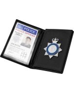 Leather Compact Warrant Card Holder