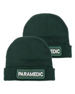 MATES RATES Green Watch Cap With Removable Paramedic Hook & Loop Logo – 2 Caps