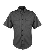 Short Sleeve Shirt - CT Grey, Grey Ripstop Shirt, Grey Short Sleeve Uniform Shirt