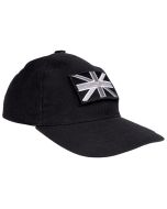 Baseball Cap with Embroidered Badges