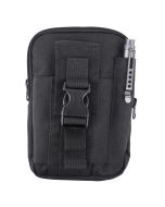 EDC Multifunction Pouch, black nylon pouch, compact pouch