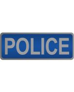 Police Hook & Loop Reflective Blue Badge