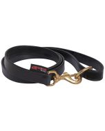 Niton Tactical Elite K9 Single Lead, dog training, dogs, police dog. Handcrafted in Sussex, using only the finest leather and brass fittings.  The Niton Tactical Elite range of collars and leads will last a lifetime. 