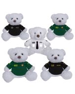CUSTOMISE ME - Niton999 Kids White Service Bear - Ambulance, Paramedic, Security, Police, or Police White Formal Shirt