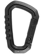 3 Pack Polymer Carabiner - Black
