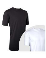 Blauer Action Tri-Blend T-Shirt - Athletic fit is not too tight or too loose, perfect for layering or standalone wear. Dropped shoulder design for comfort and range of motion, with extra-long shirttails to keep you tucked in.