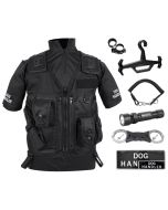 Deluxe Dog Handler Vest Kit - Black