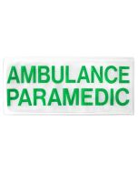 Ambulance Paramedic Hook & Loop Reflective Badges
