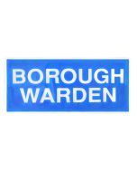 Borough Warden Hook & Loop Reflective Badges