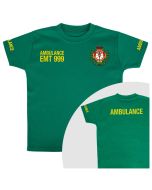 Kids T-Shirt - Standard Customisation - Ambulance - Front & Back View