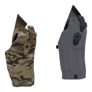 Safariland Automatic Locking Systems Holster for Glock 17 Gen 3-4 With TLR1 Light - QLS 19 Locking Fork- 6354RDS – Wolf Grey