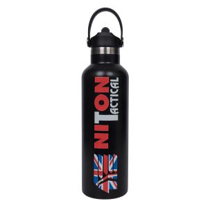 Niton Tactical Insulated Water Bottle - Black - 750ml
