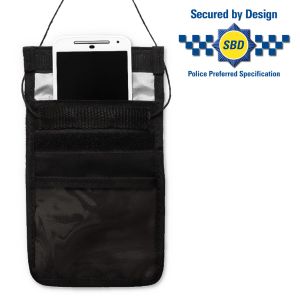 Secured by Design ID Shield (ID1) Faraday Pouch for Keys, ID’s & Small Devices – Small Black