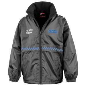 CUSTOMISE ME - Children's Police Jacket - Black